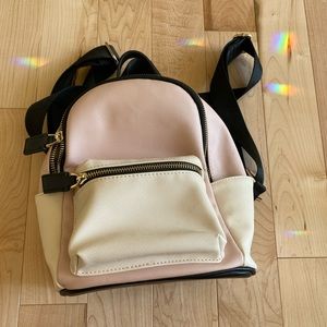 Mini pink backpack